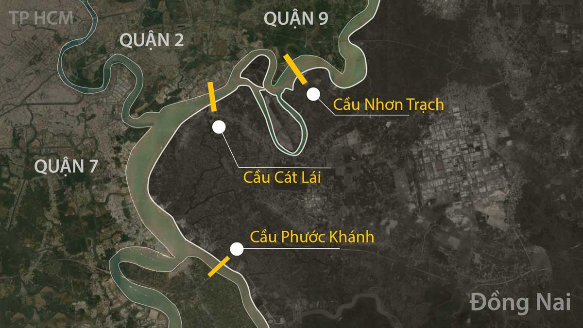 vi tri cau nhon trach - Năm 2021 khởi công Dự án xây dựng cầu Nhơn Trạch nối TP.HCM và Đồng Nai